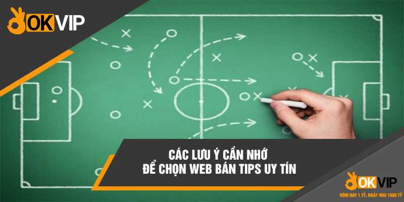 Các lưu ý cần nhớ để chọn web bán tips uy tín